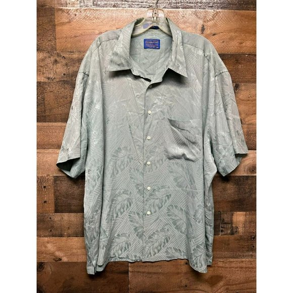 Pendleton Men's Short Sleeve Button Up Size‎ X-Large *100% Silk* - Picture 1 of 3